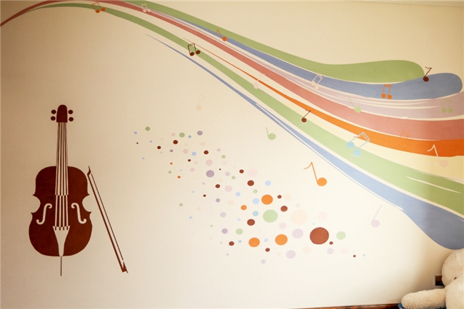 为孩子装修：我们家的墙面，用了森森火山泥！